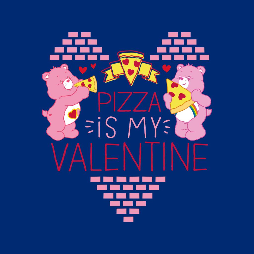 Care Bears Pizza Is My Valentine Men's T-Shirt-ALL + EVERY