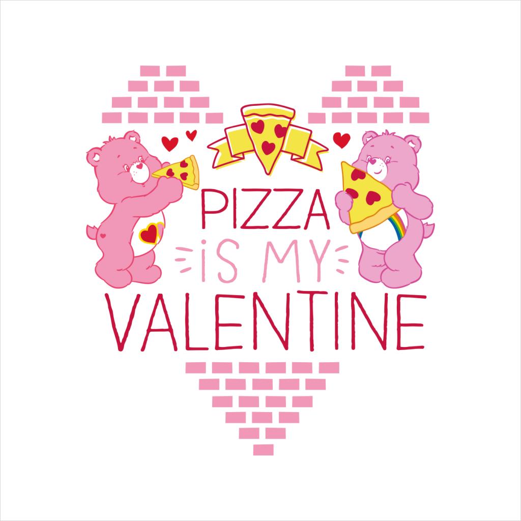 Care Bears Pizza Is My Valentine Men's T-Shirt-ALL + EVERY