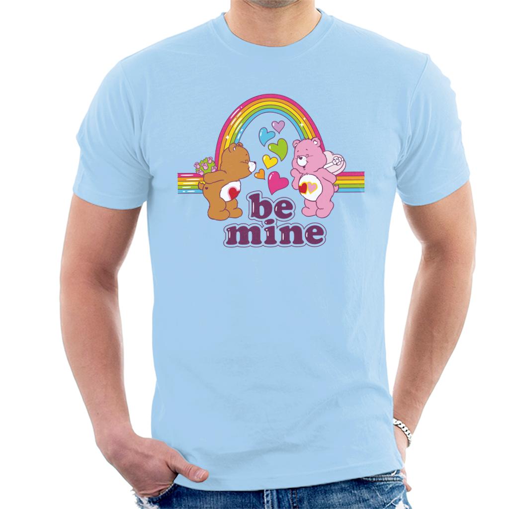 Care Bears Valentines Be Mine Men's T-Shirt-ALL + EVERY