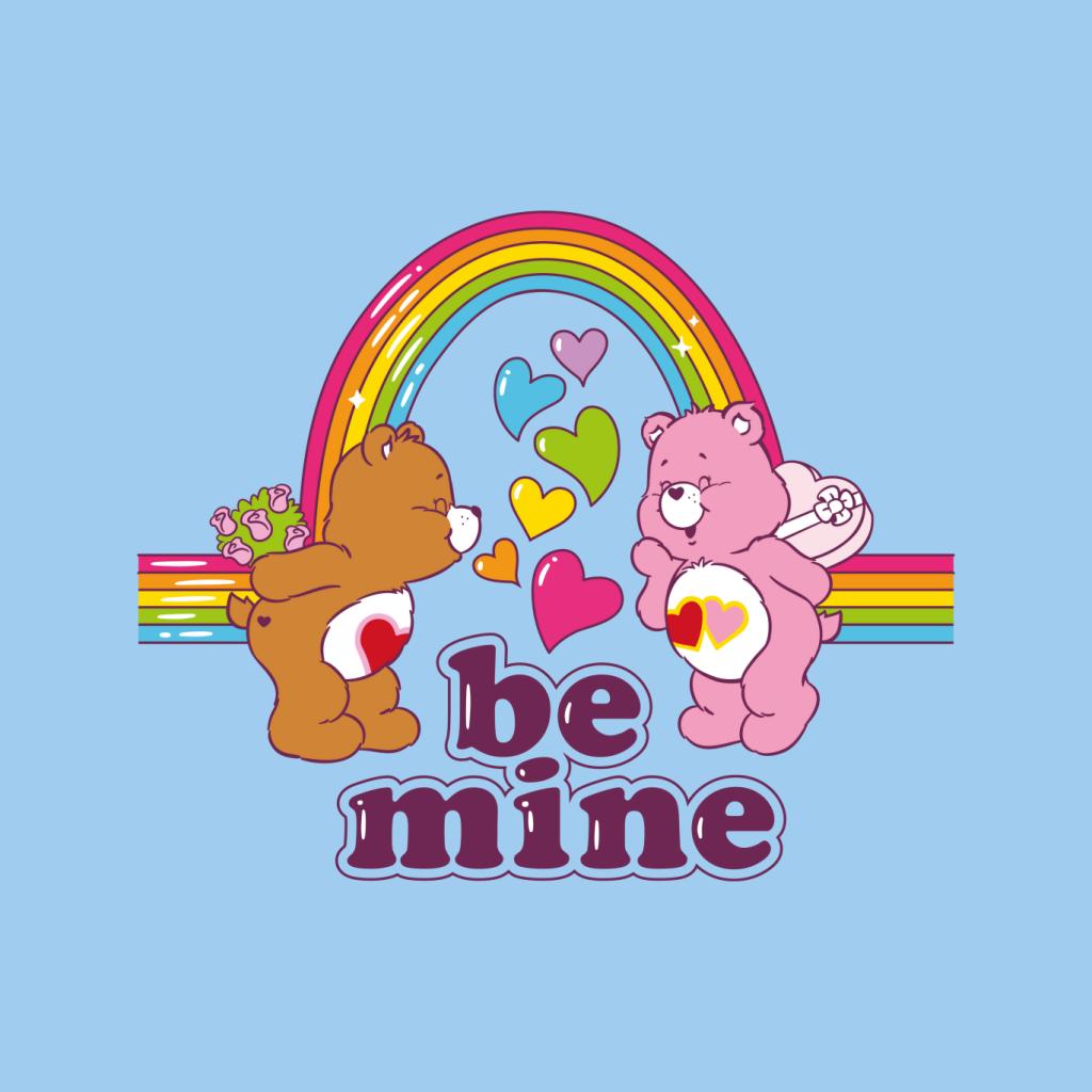 Care Bears Valentines Be Mine Men's T-Shirt-ALL + EVERY