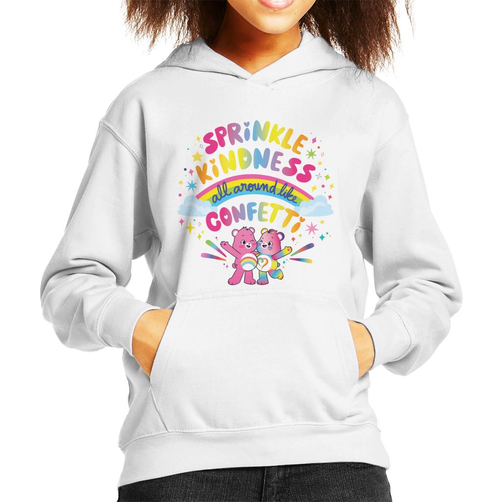 Care Bears Togetherness Bear Sprinkle Kindness Kid's Hooded Sweatshirt-ALL + EVERY