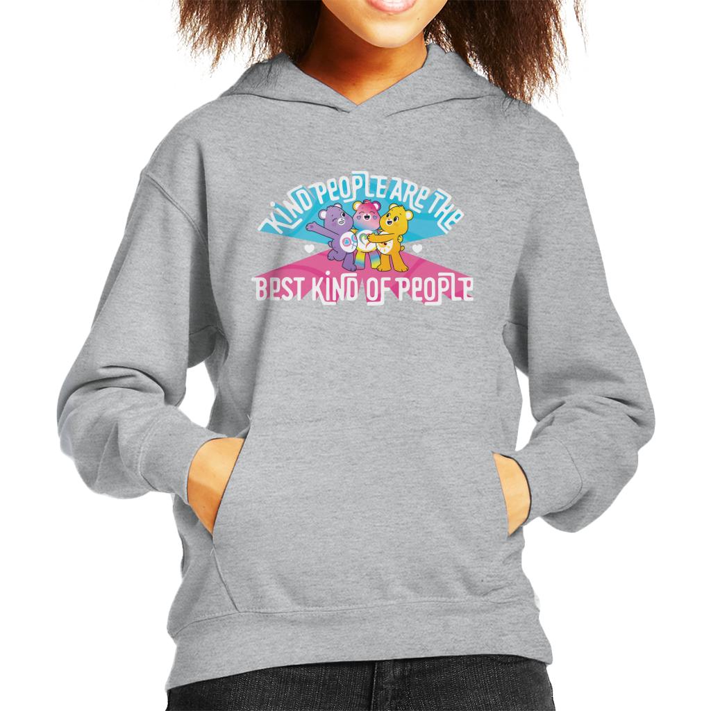 Care Bears Togetherness Bear Kind People Kid's Hooded Sweatshirt-ALL + EVERY