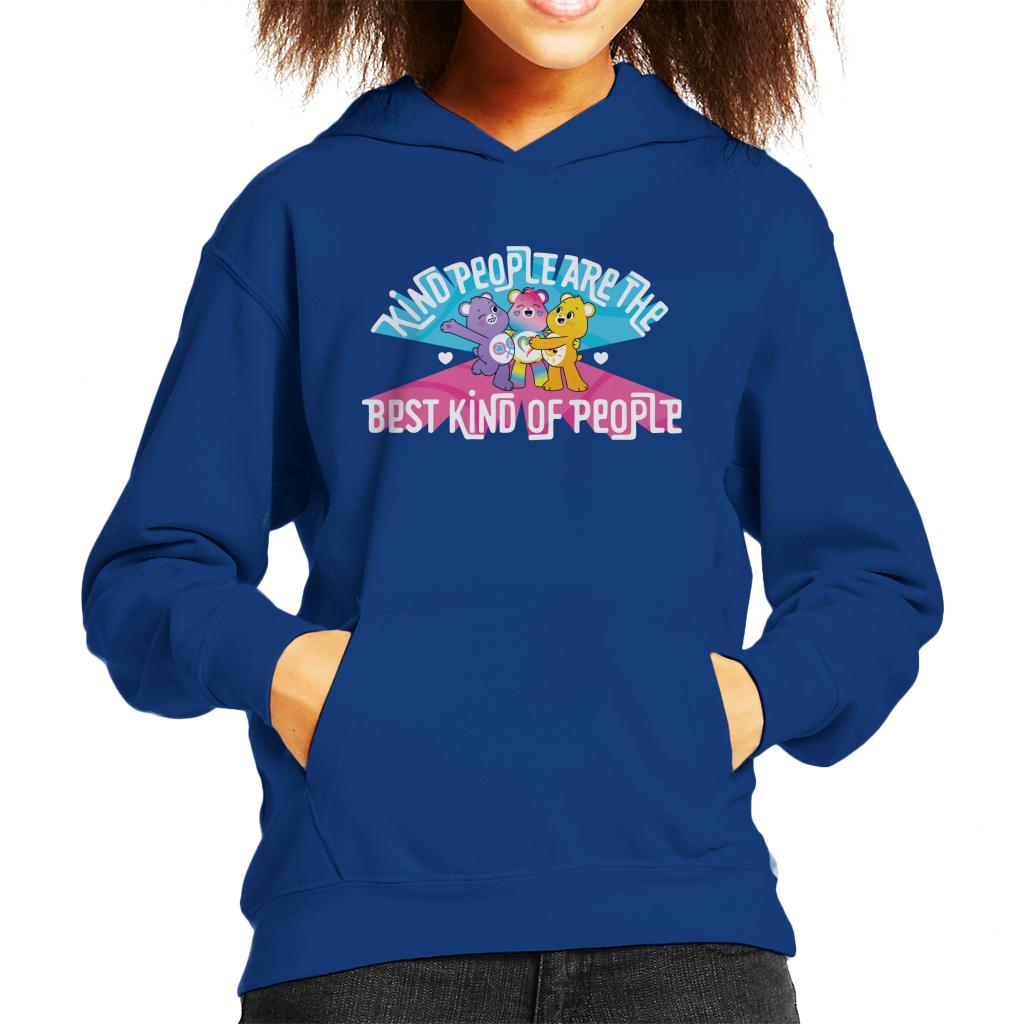 Care Bears Togetherness Bear Kind People Kid's Hooded Sweatshirt-ALL + EVERY