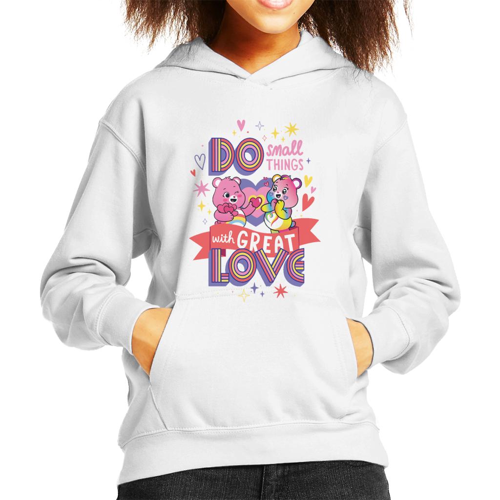 Care Bears Togetherness Bear Great Love Kid's Hooded Sweatshirt-ALL + EVERY