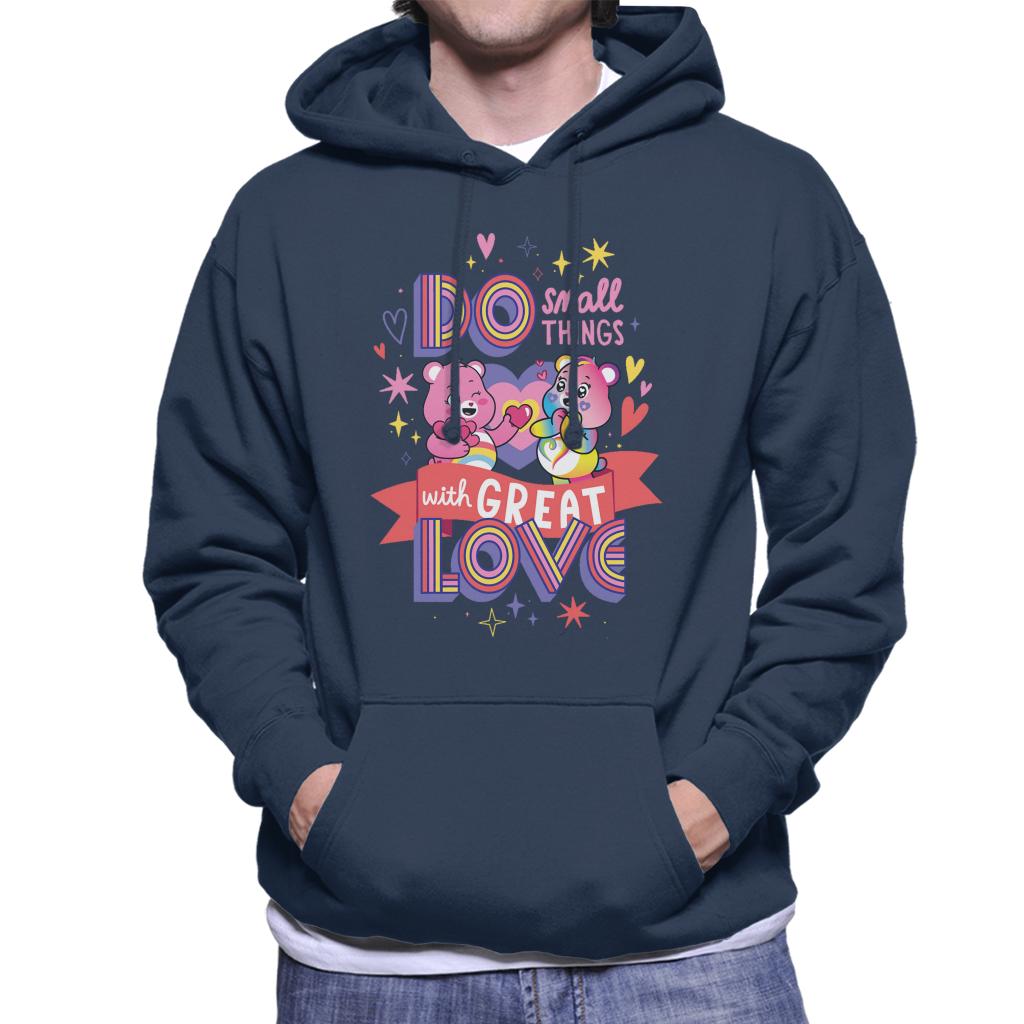 Care Bears Togetherness Bear Great Love Men's Hooded Sweatshirt-ALL + EVERY