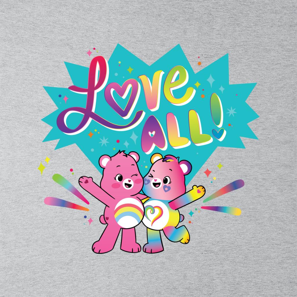 Care Bears Togetherness Bear Love All Men's Hooded Sweatshirt-ALL + EVERY