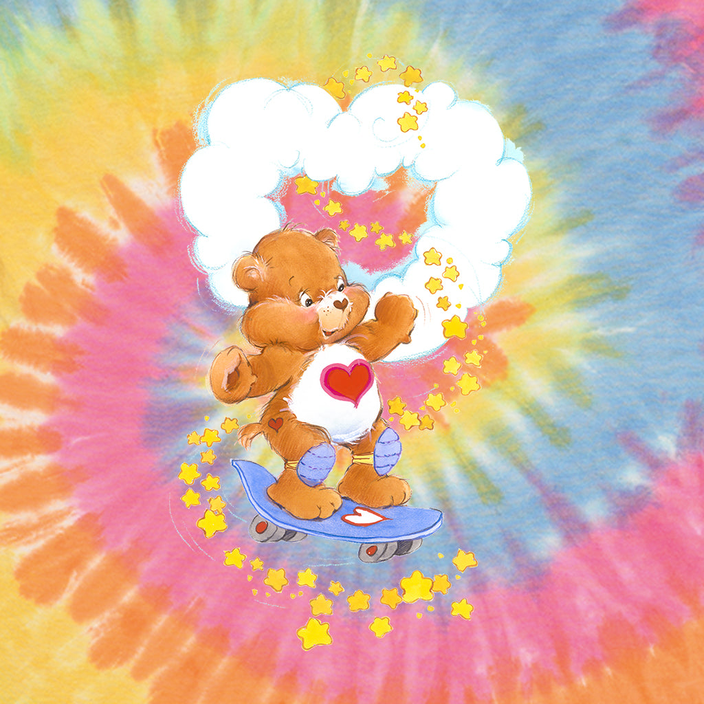 Tenderheart Bears Stars Tie Dye Women's T-Shirt-ALL + EVERY