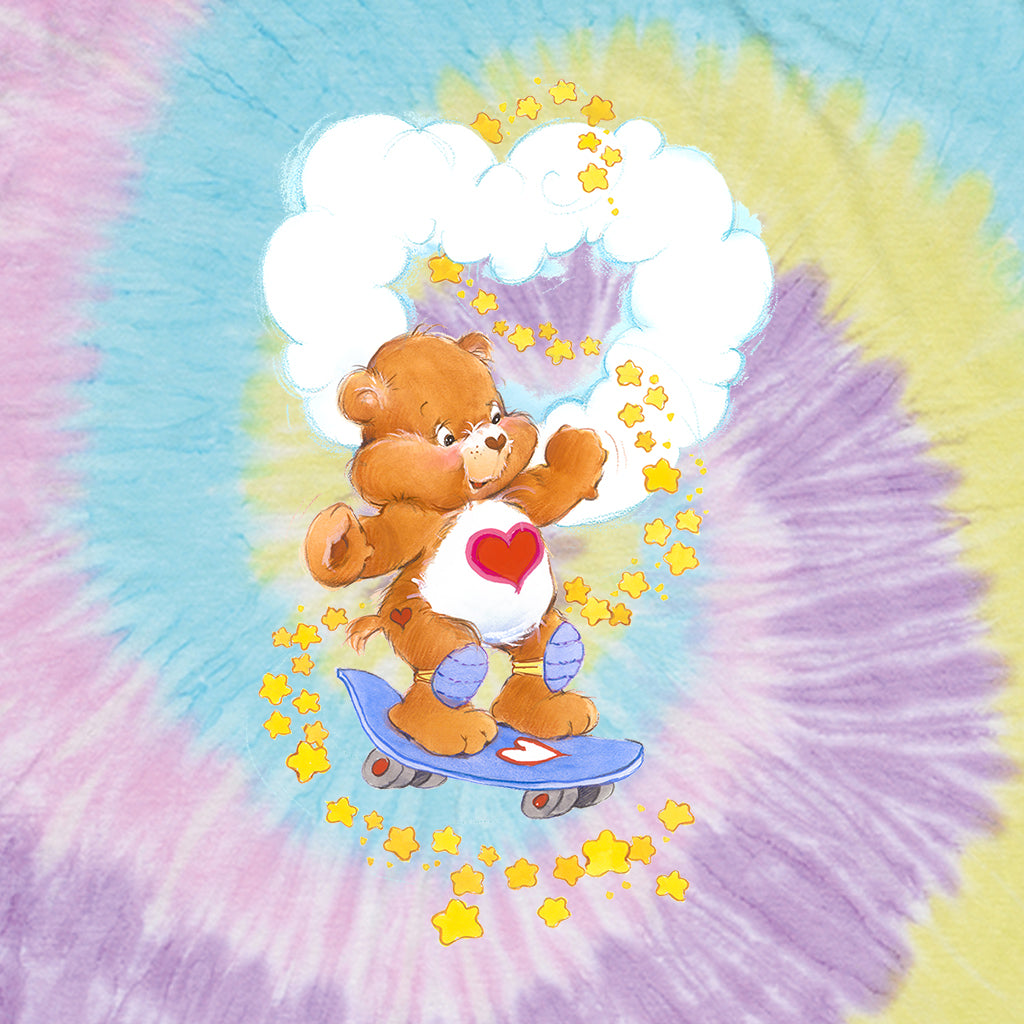 Tenderheart Bears Stars Tie Dye Women's T-Shirt-ALL + EVERY