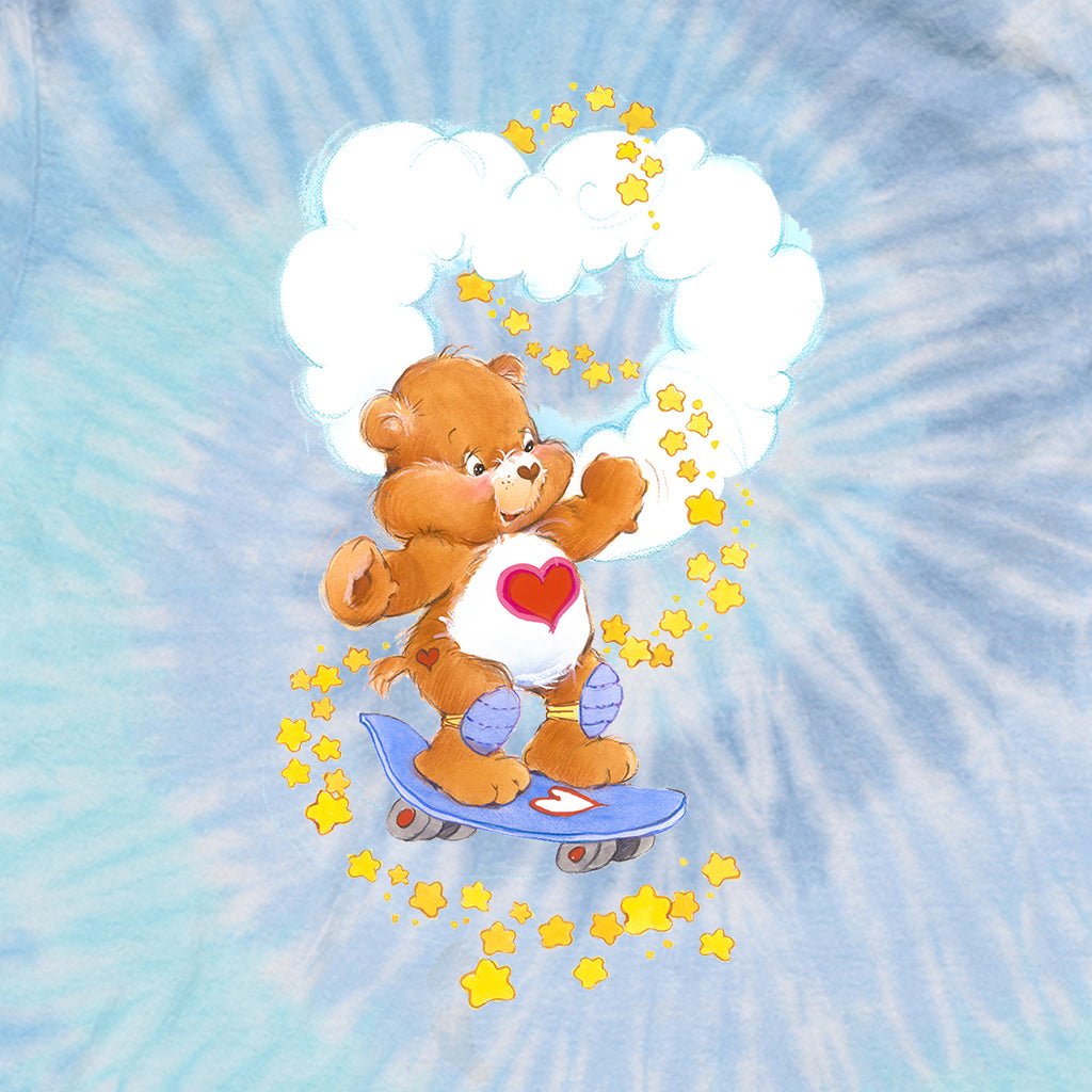 Tenderheart Bears Stars Tie Dye Women's T-Shirt-ALL + EVERY