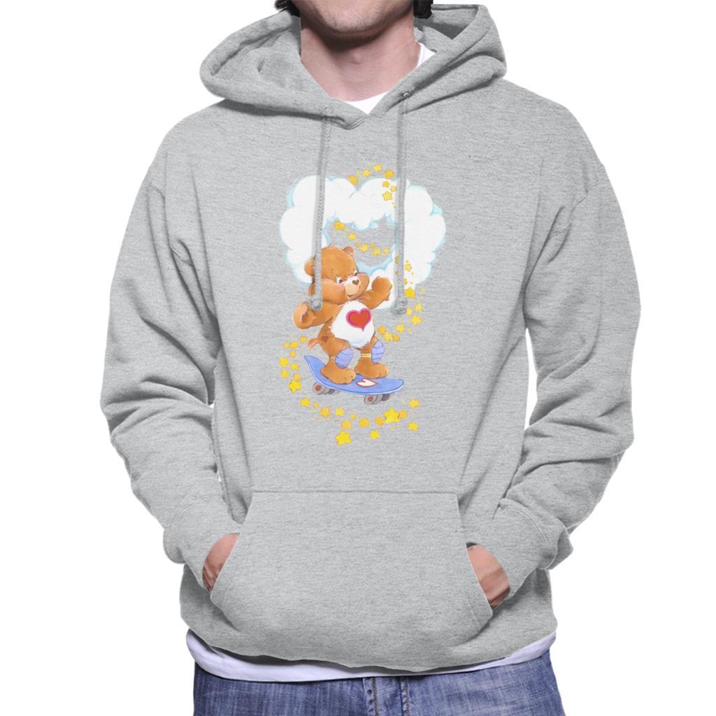 Care Bears Tenderheart Bear Stars Men's Hooded Sweatshirt-ALL + EVERY