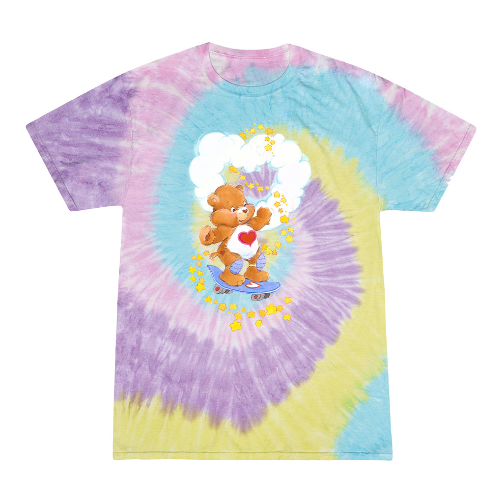 Tenderheart Bears Stars Tie Dye Women's T-Shirt-ALL + EVERY