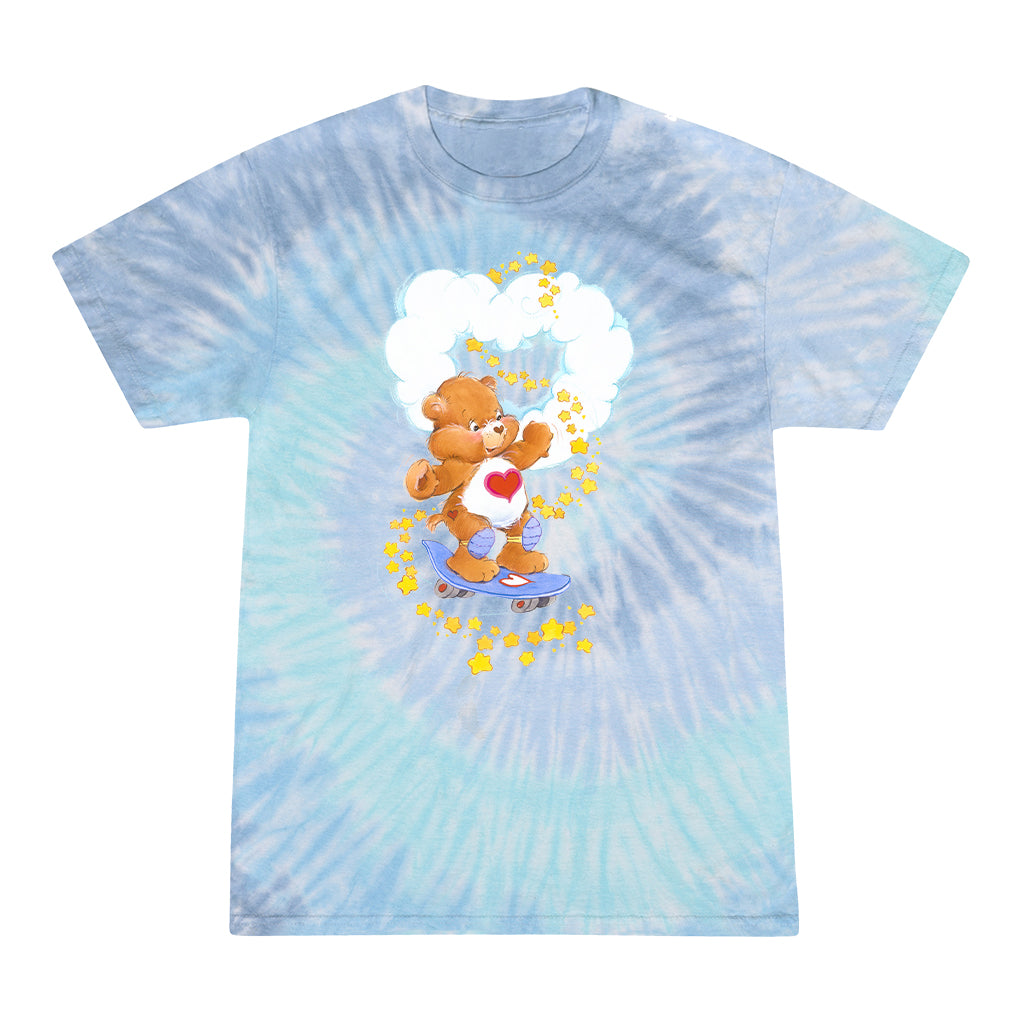 Tenderheart Bears Stars Tie Dye Women's T-Shirt-ALL + EVERY
