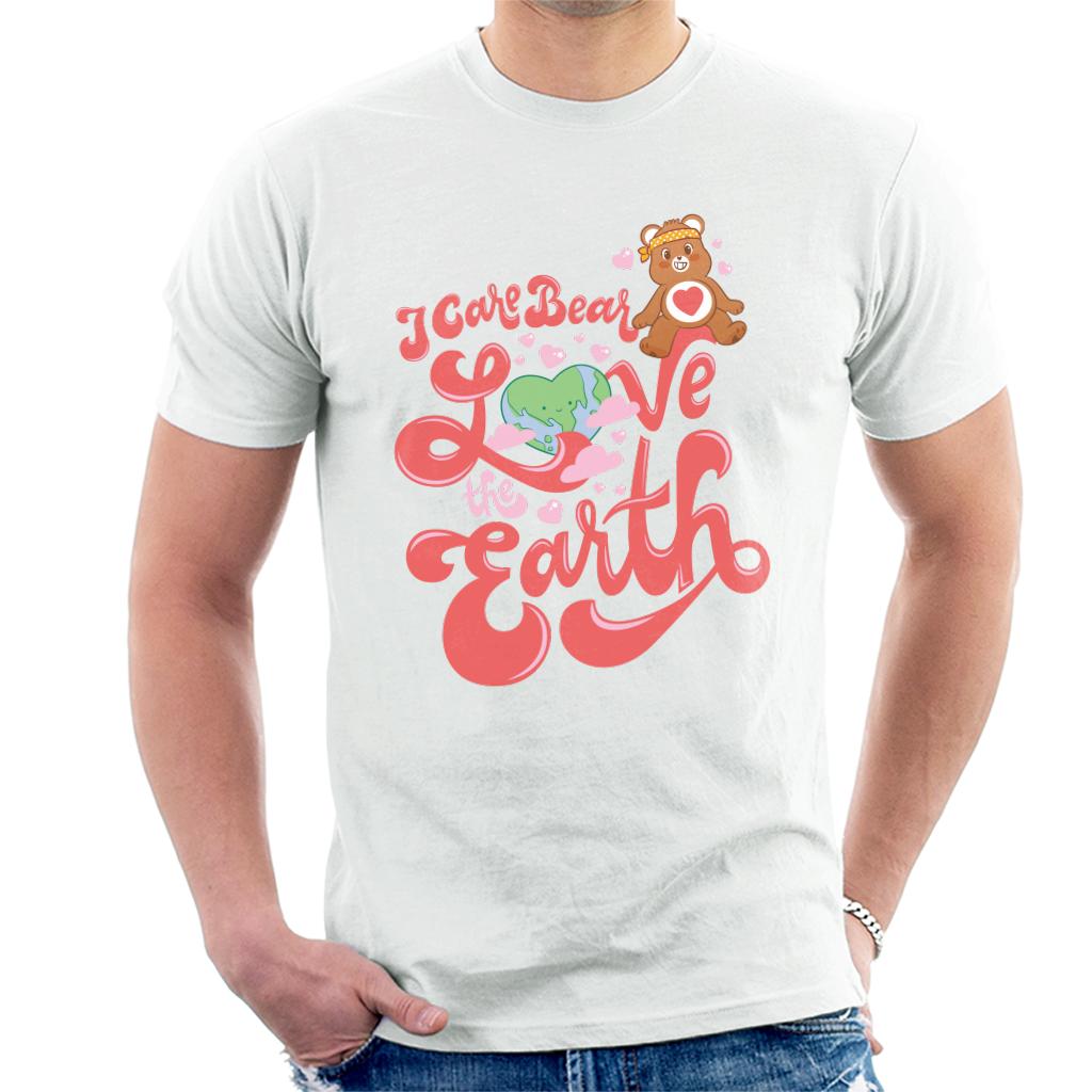 Care Bears Tenderheart Bear Love The Earth Men's T-Shirt-ALL + EVERY