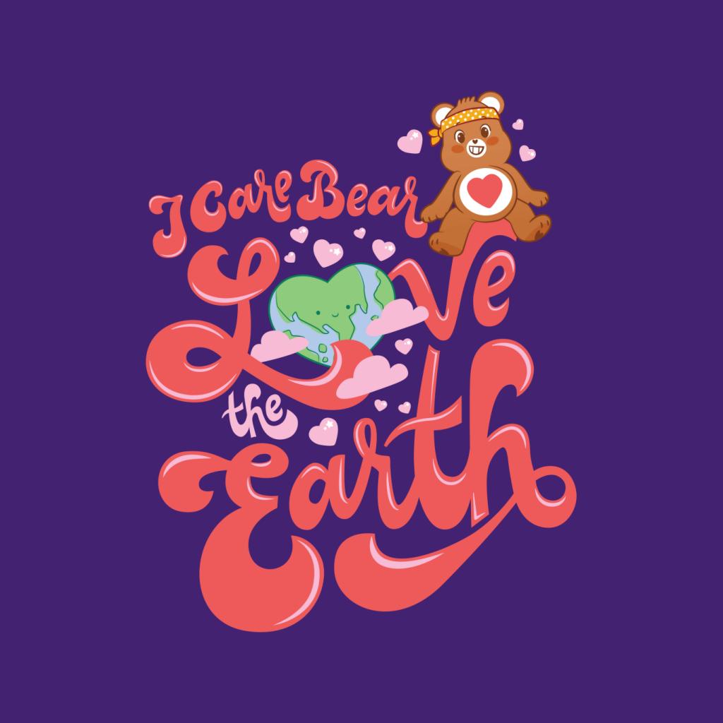 Care Bears Tenderheart Bear Love The Earth Kid's Hooded Sweatshirt-ALL + EVERY