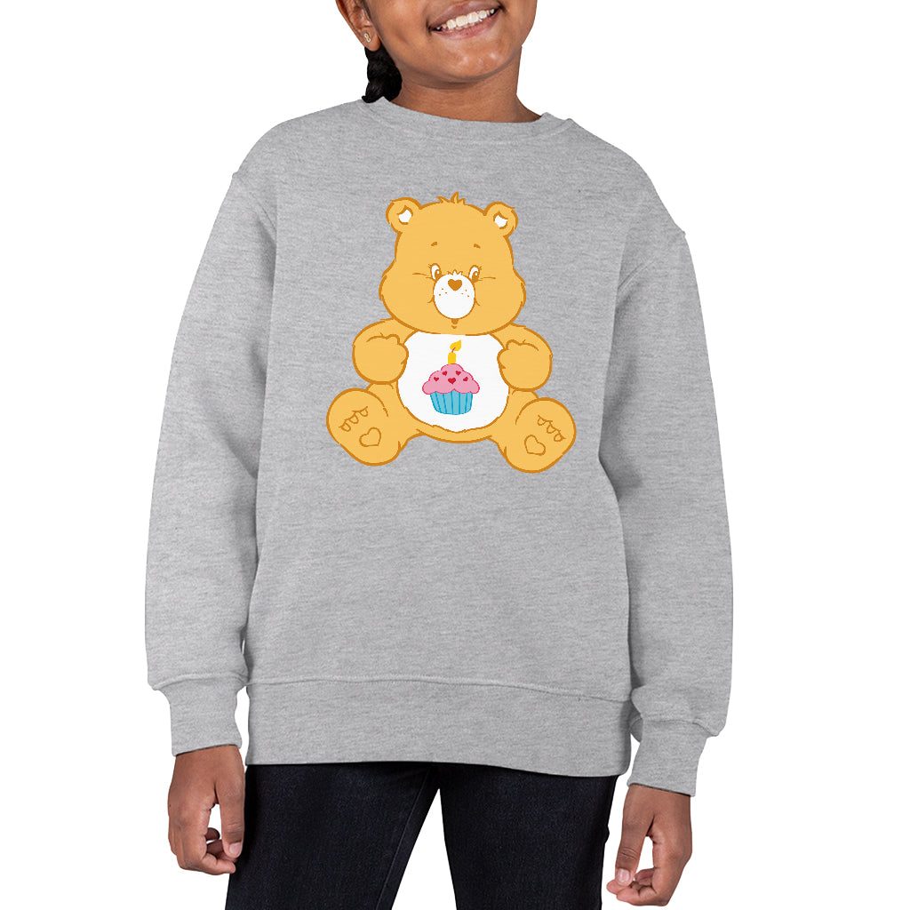 Care Bears Birthday Bear Kid's Sweatshirt-ALL + EVERY