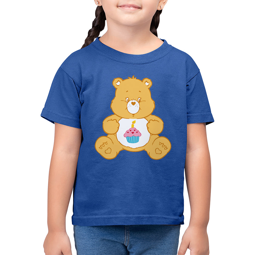 Care Bears Birthday Bear Kid's T-Shirt-ALL + EVERY