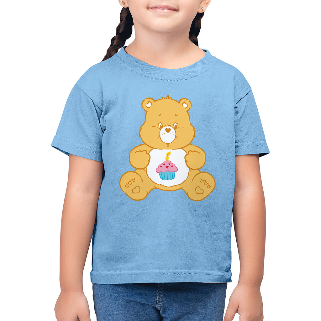 Care Bears Birthday Bear Kid's T-Shirt-ALL + EVERY