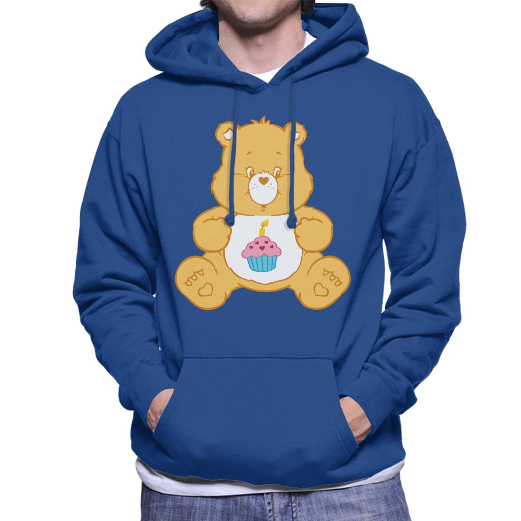 Care Bears Birthday Bear Men's Hooded Sweatshirt-ALL + EVERY