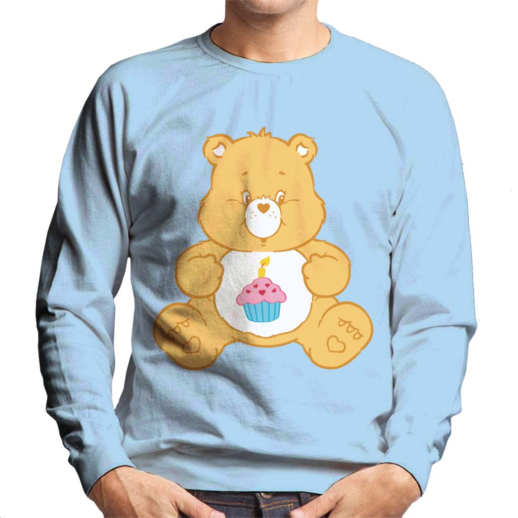 Care Bears Birthday Bear Men's Sweatshirt-ALL + EVERY