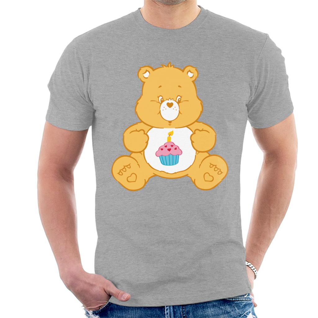 Care Bears Birthday Bear Men's T-Shirt-ALL + EVERY