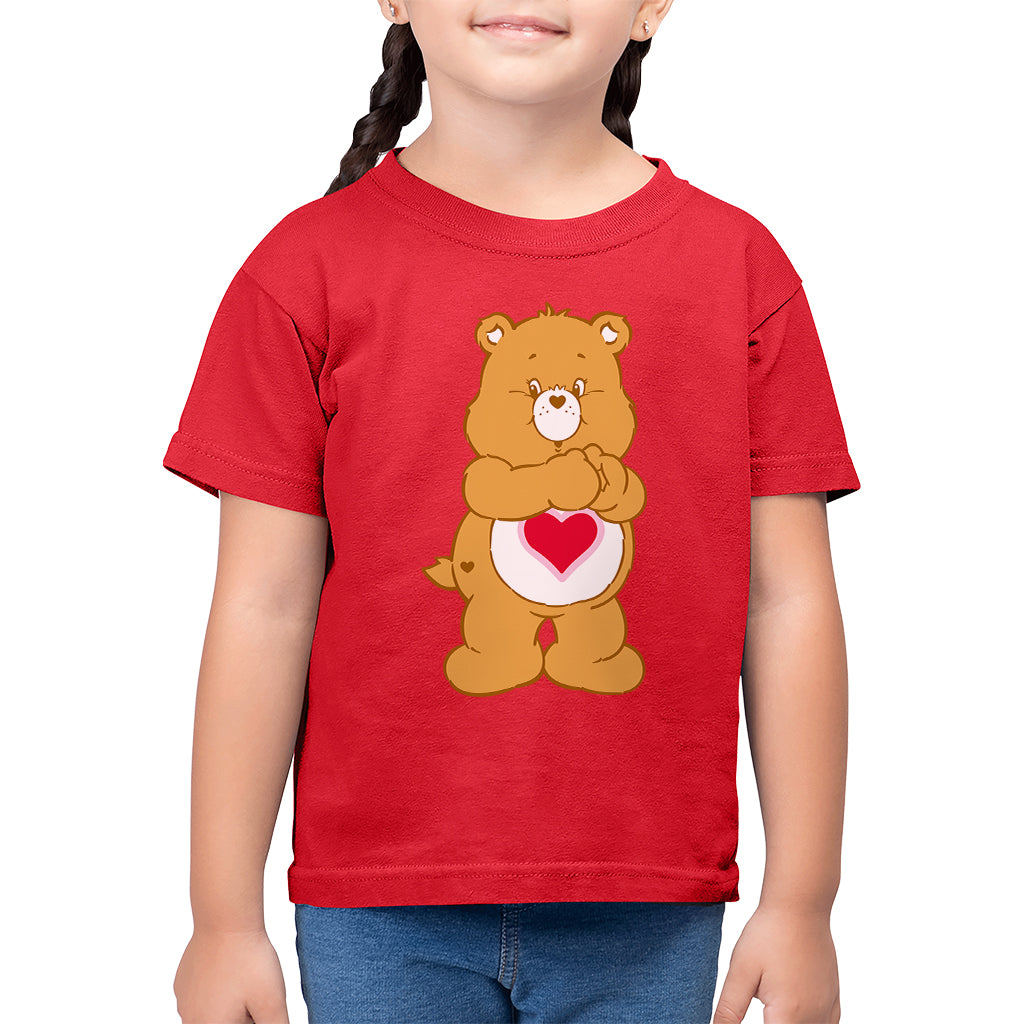 Care Bears Tenderheart Bear Kid's T-Shirt-ALL + EVERY