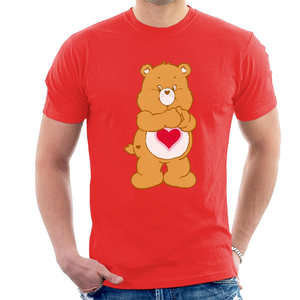 Care Bears Tenderheart Bear Men's T-Shirt-ALL + EVERY