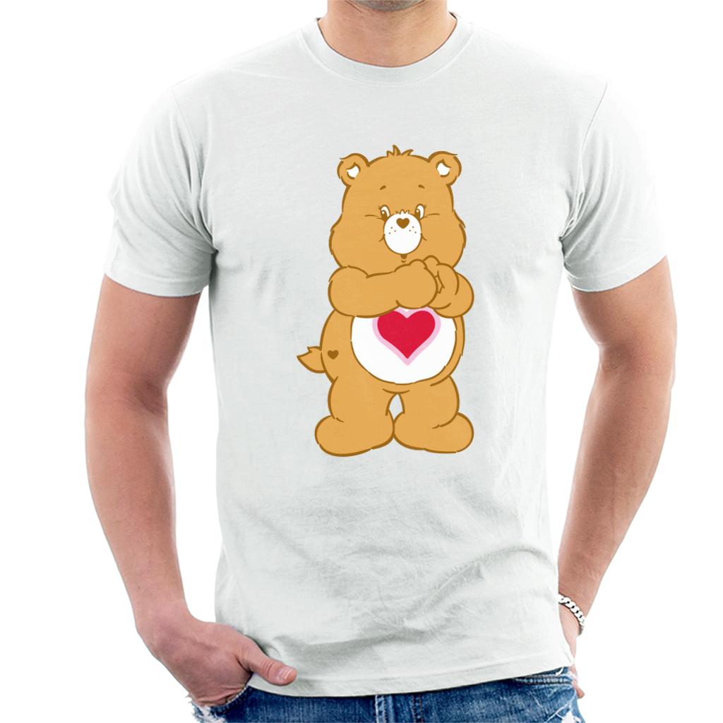 Care Bears Tenderheart Bear Men's T-Shirt-ALL + EVERY