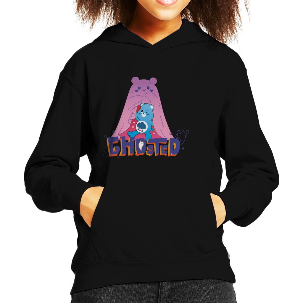 Care Bears UTM Halloween Grumpy Bear Ghosted Kids Hooded Sweatshirt-ALL + EVERY