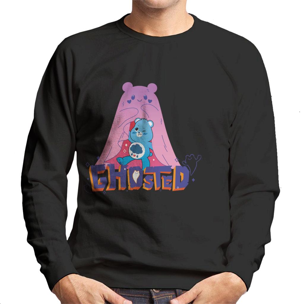 Care Bears UTM Halloween Grumpy Bear Ghosted Men's Sweatshirt-ALL + EVERY