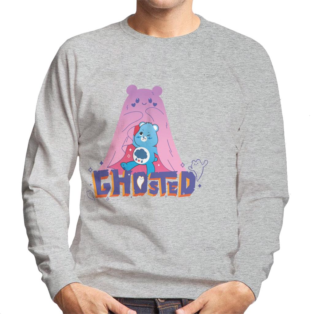 Care Bears UTM Halloween Grumpy Bear Ghosted Men's Sweatshirt-ALL + EVERY