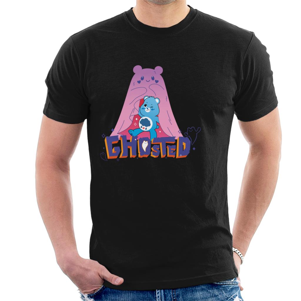 Care Bears UTM Halloween Grumpy Bear Ghosted Men's T-Shirt-ALL + EVERY