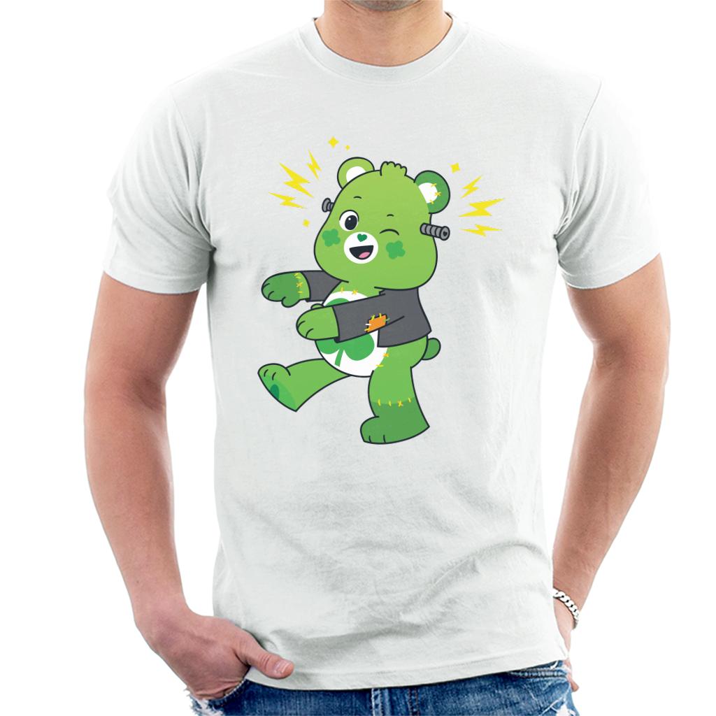 Care Bears UTM Halloween Good Luck Bear Frankenstein Men's T-Shirt-ALL + EVERY