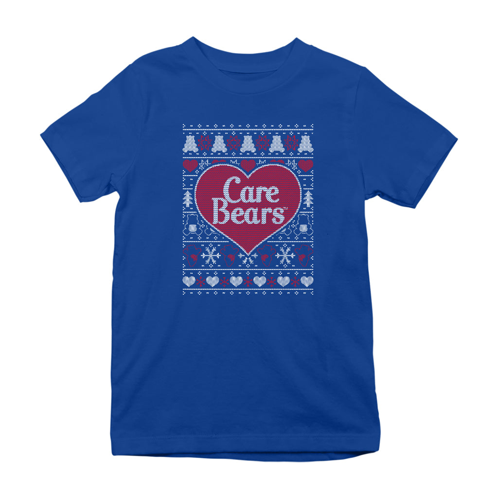 Care Bears Christmas Tenderheart Bear Love Hearts Kids T-Shirt-ALL + EVERY