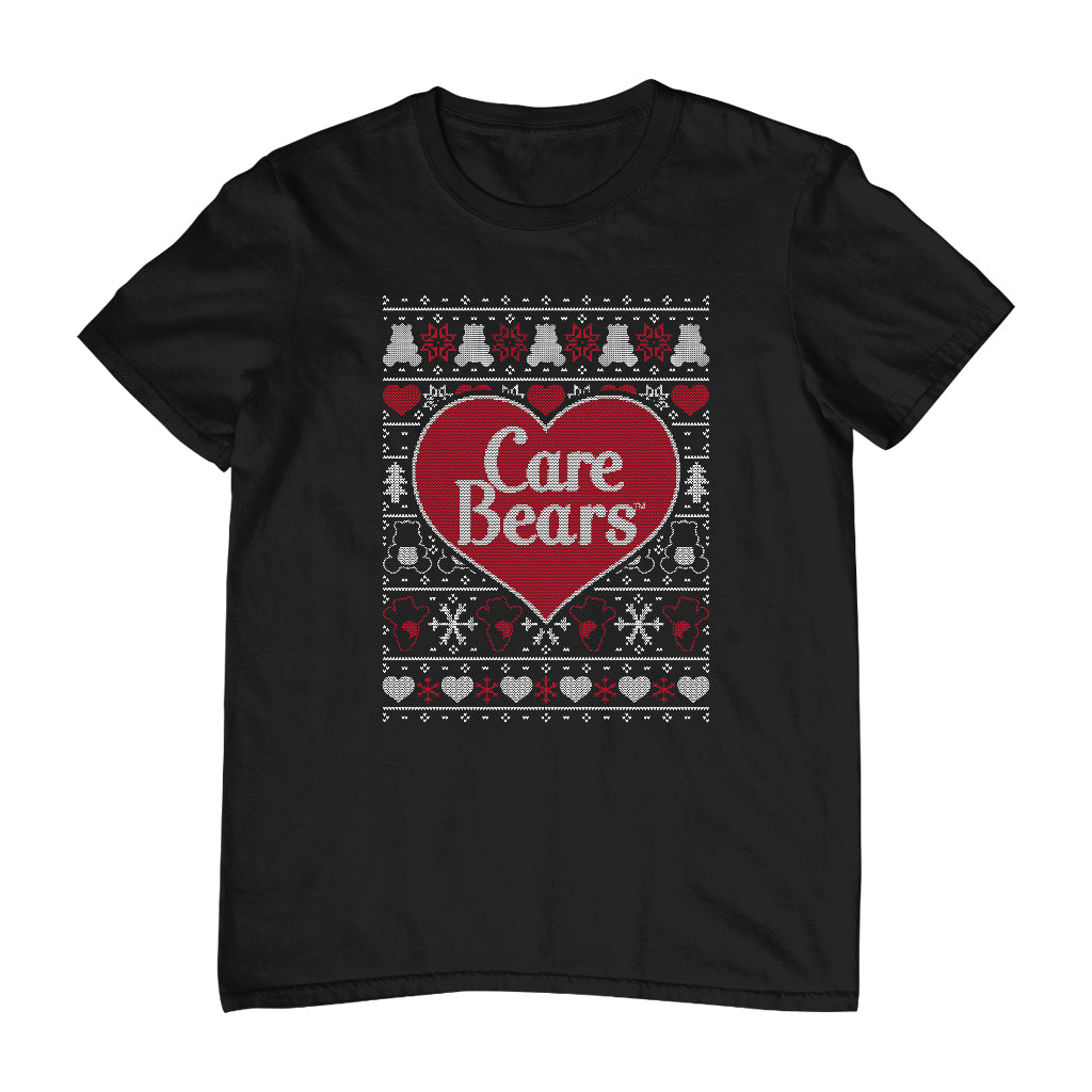 Care Bears Christmas Tenderheart Bear Love Hearts Men's T-Shirt-ALL + EVERY