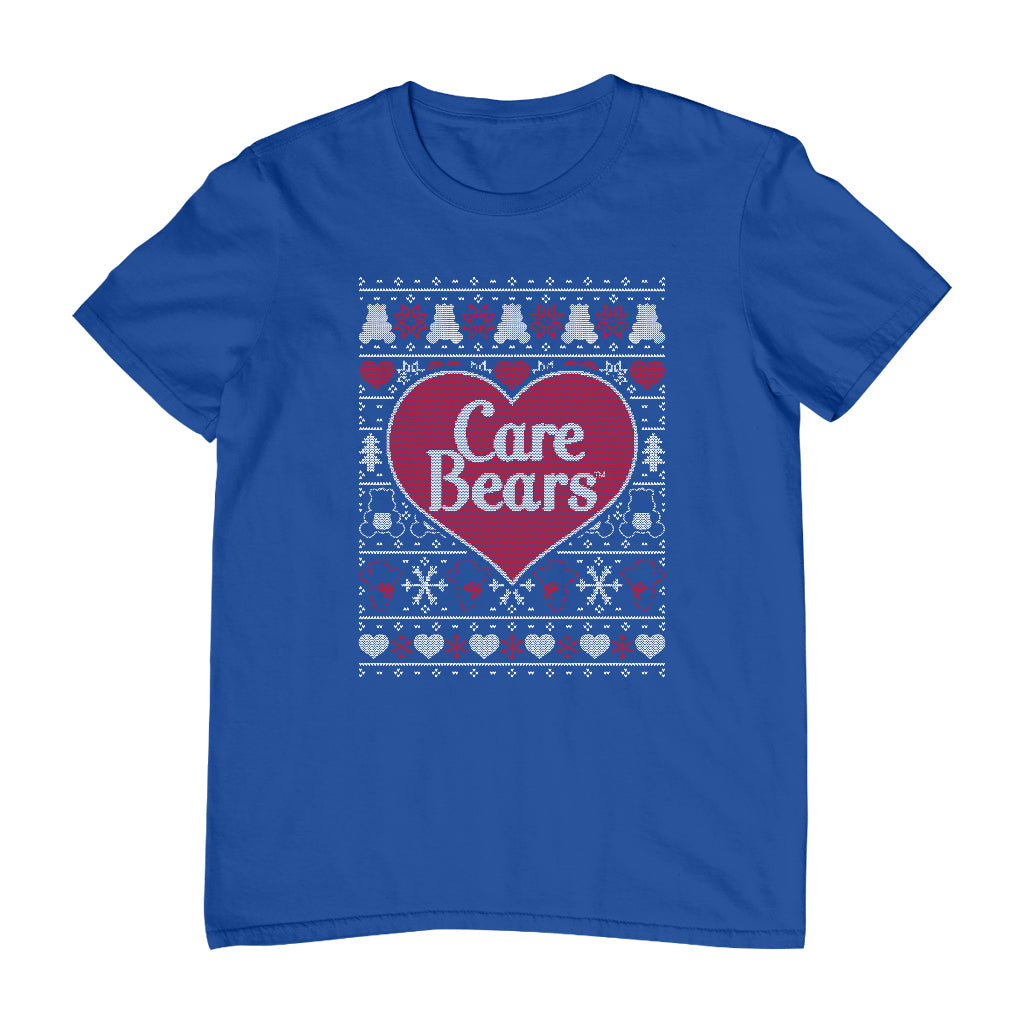 Care Bears Christmas Tenderheart Bear Love Hearts Men's T-Shirt-ALL + EVERY