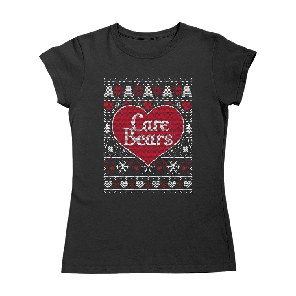 Care Bears Christmas Tenderheart Bear Love Hearts Women's T-Shirt-ALL + EVERY