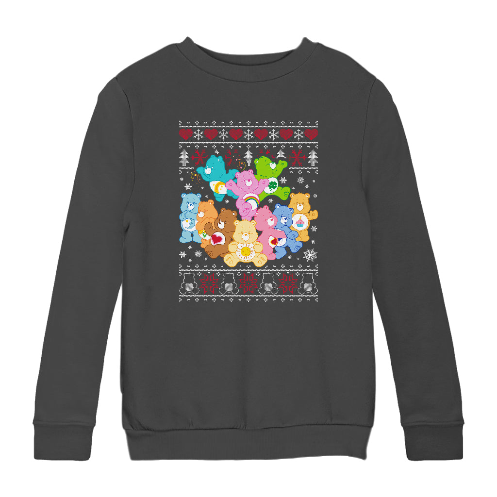 Care Bears Christmas The Original Care Bears Kids Sweatshirt-ALL + EVERY