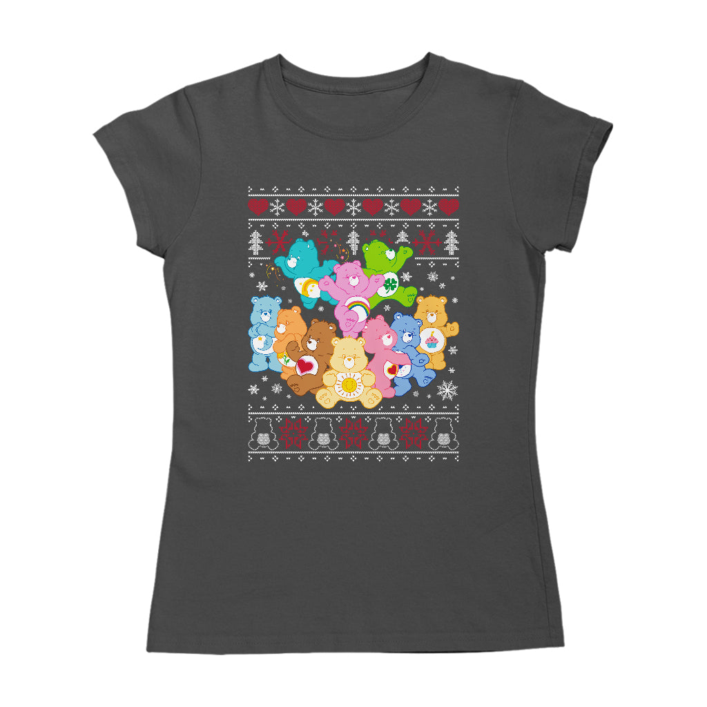 Care Bears Christmas The Original Care Bears Women's T-Shirt-ALL + EVERY