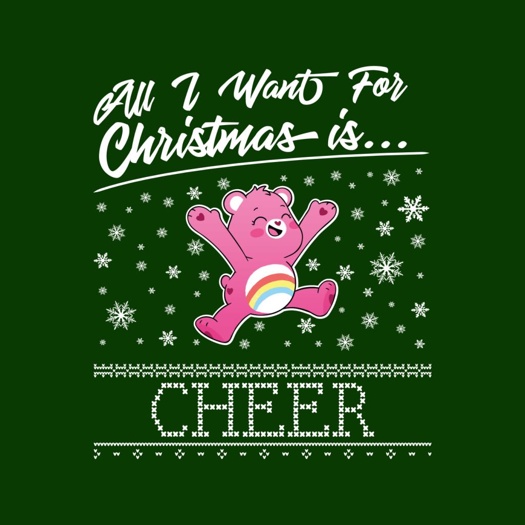 Care Bears UTM Christmas All I Want For Christmas Is Cheer Men's T-Shirt-ALL + EVERY