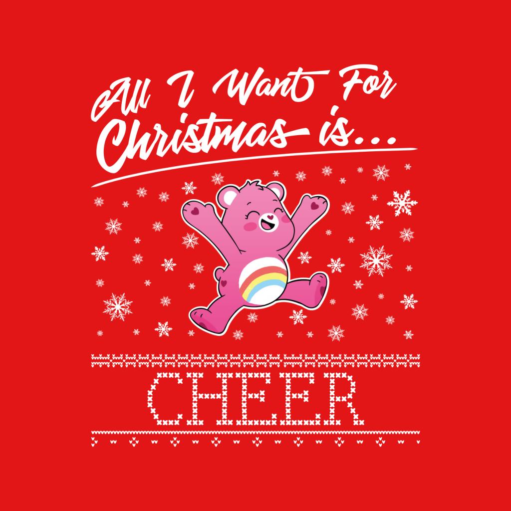 Care Bears UTM Christmas All I Want For Christmas Is Cheer Men's T-Shirt-ALL + EVERY