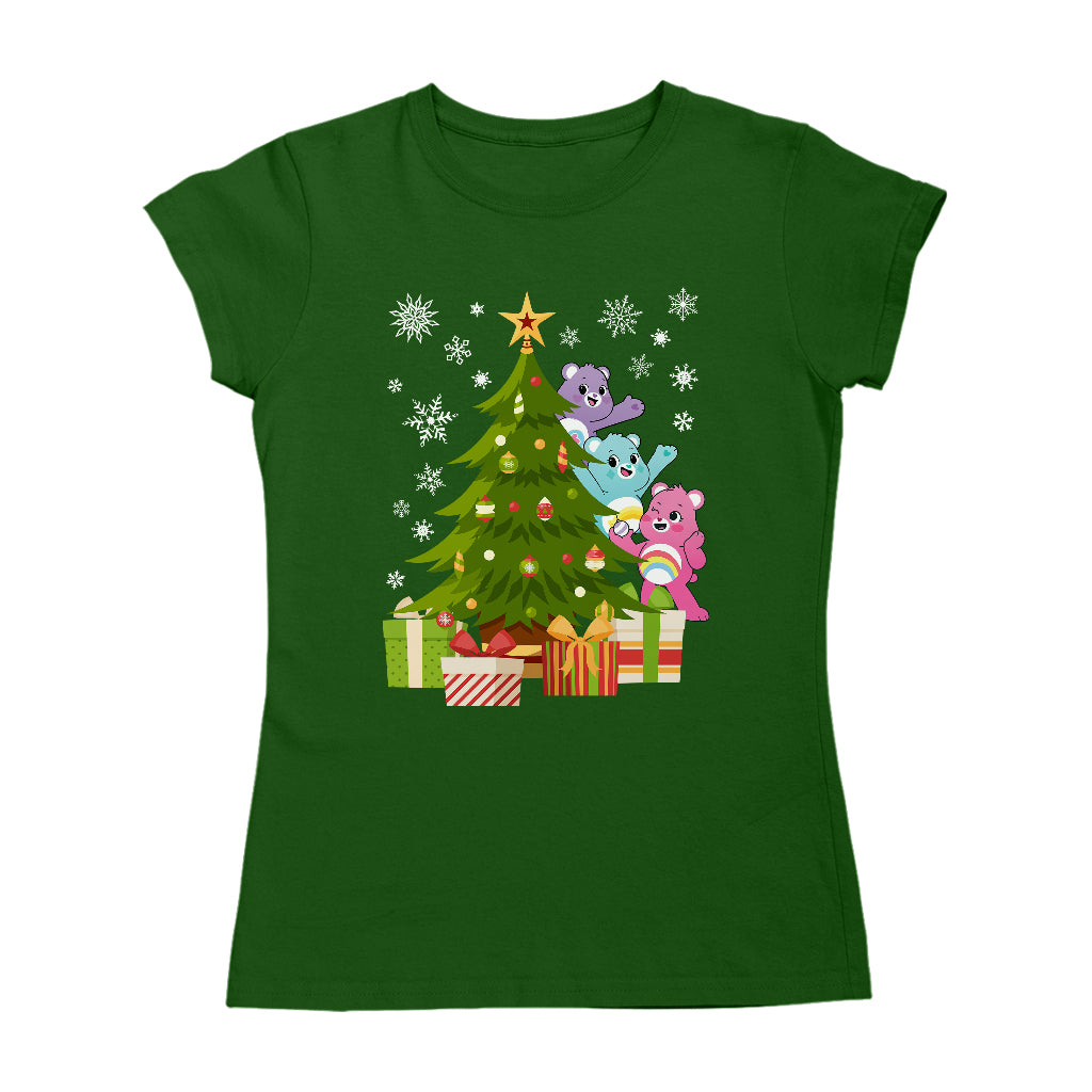 Care Bears UTM Christmas Decorating Xmas Tree Women's T-Shirt-ALL + EVERY