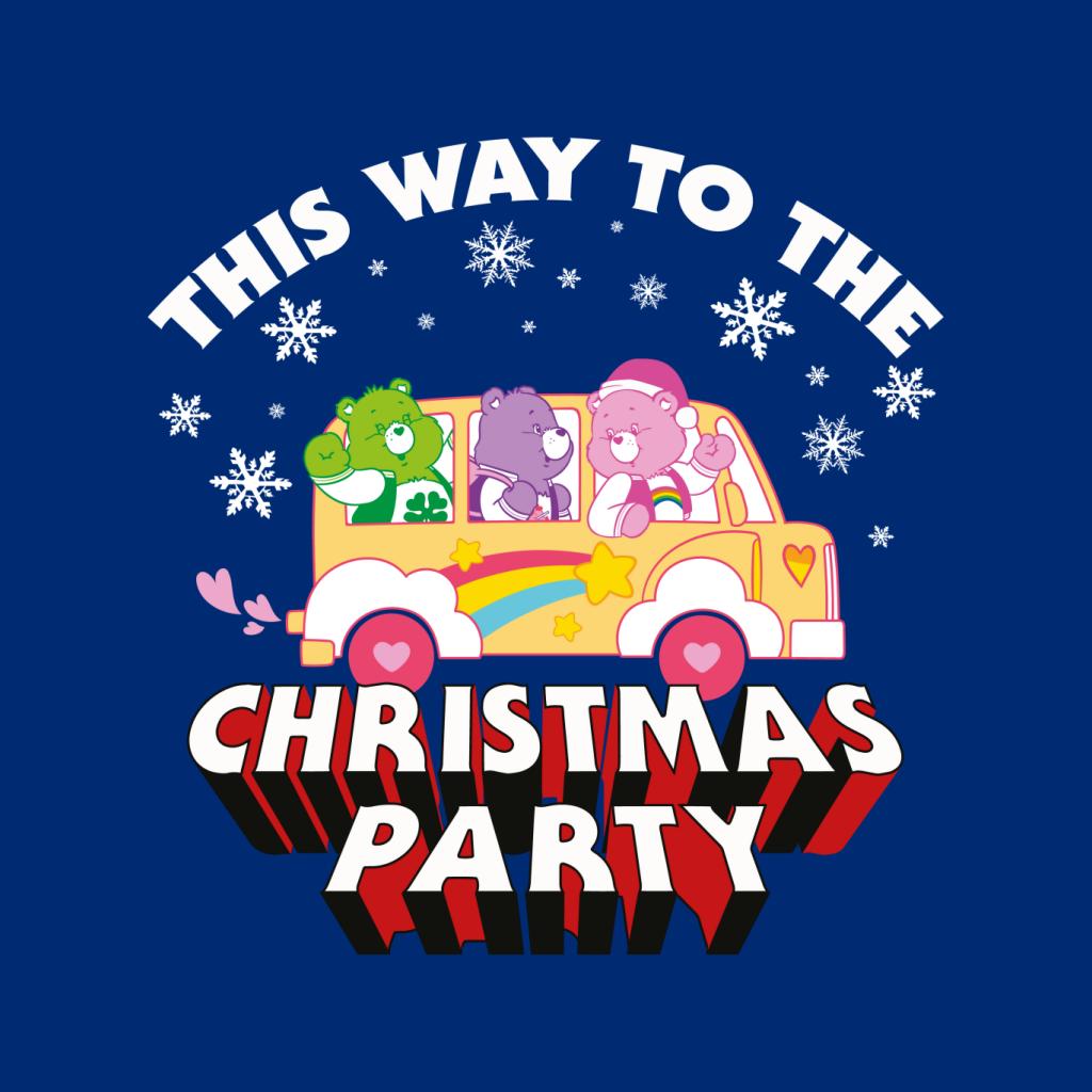 Care Bears Christmas This Way To The Christmas Party Kids T-Shirt-ALL + EVERY