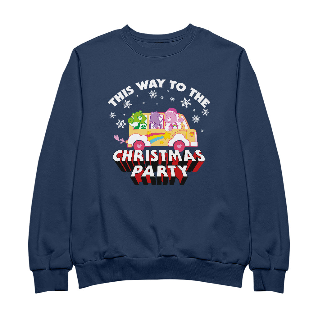 Care Bears Christmas This Way To The Christmas Party Women's Sweatshirt-ALL + EVERY