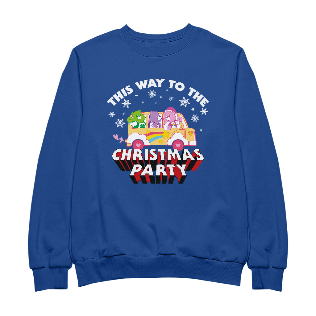 Care Bears Christmas This Way To The Christmas Party Women's Sweatshirt-ALL + EVERY