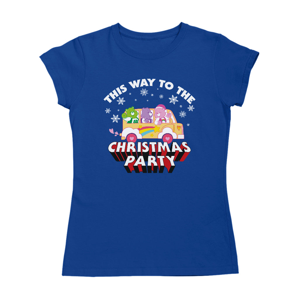 Care Bears Christmas This Way To The Christmas Party Women's T-Shirt-ALL + EVERY