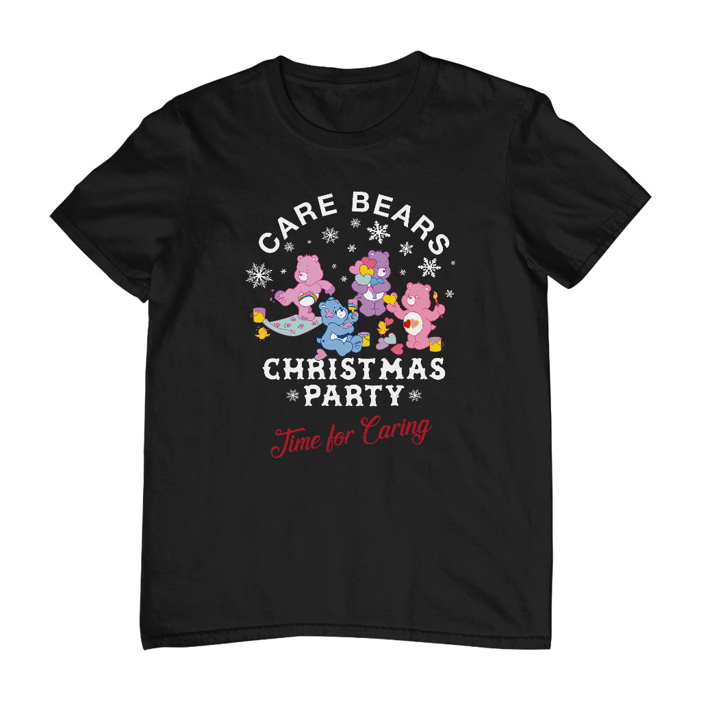 Care Bears Christmas Party Time For Caring Men's T-Shirt-ALL + EVERY