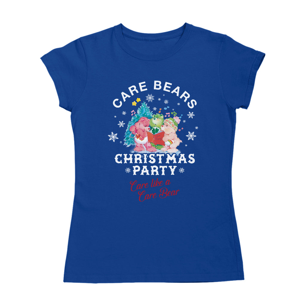 Care Bears Christmas Party Care Like A Care Bear Women's T-Shirt-ALL + EVERY