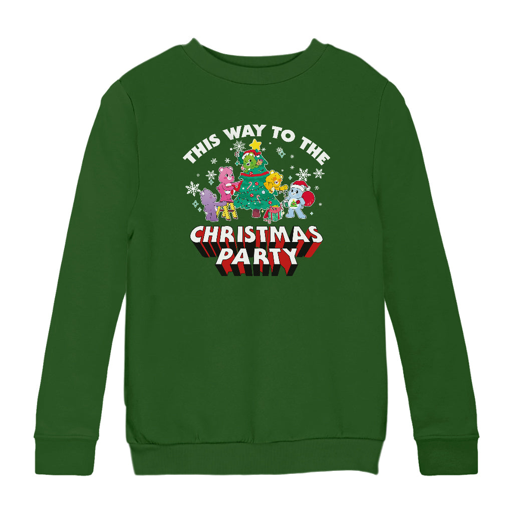 Care Bears UTM Christmas Party Lets Decorate The Tree Kids Sweatshirt-ALL + EVERY
