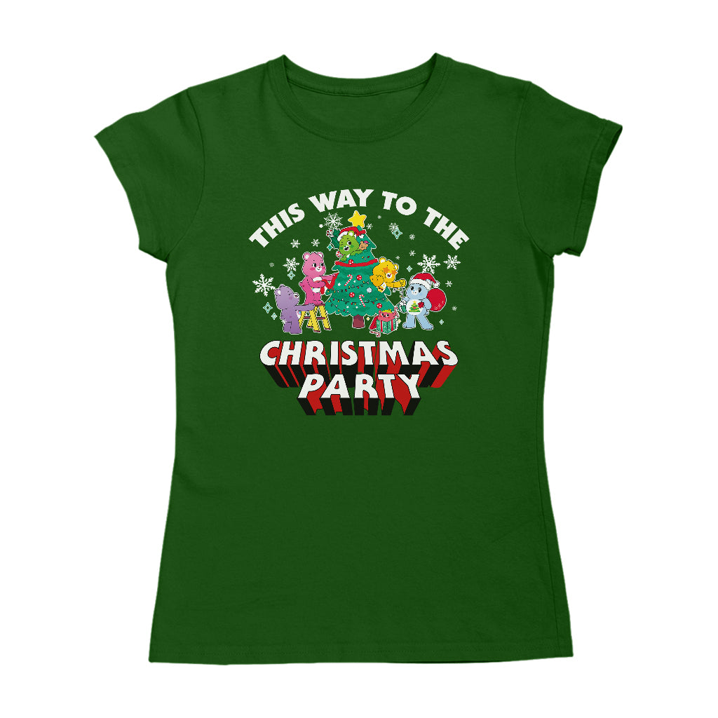 Care Bears UTM Christmas Party Lets Decorate The Tree Women's T-Shirt-ALL + EVERY