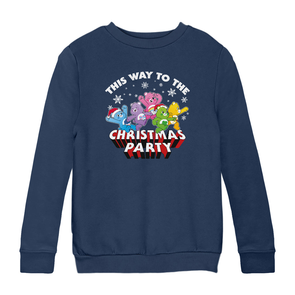 Care Bears UTM Christmas Party Excitement Kids Sweatshirt-ALL + EVERY